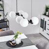 Rascoupet Pendant Light black, 6-light sources