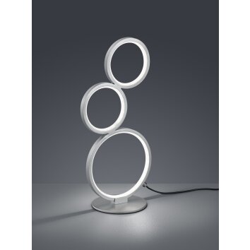 Trio-Leuchten RONDO Table lamp LED silver, 1-light source