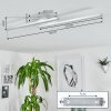 CORREAS Ceiling Light LED aluminium, 2-light sources
