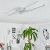CORREAS Ceiling Light LED aluminium, 2-light sources