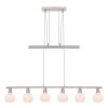Pendant Light Globo OLLI matt nickel, 6-light sources