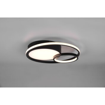 Reality VUELTA Ceiling Light LED black, 1-light source