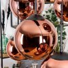 Gastor hanging light, globe light, pendant light coppery, 6-light sources