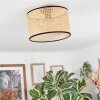 Ramila ceiling light Ecru, black, 1-light source