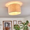 Bassagoda ceiling light beige, white, 1-light source