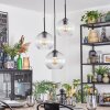Koyoto hanging light, globe light, Cluster pendant lamp clear, 3-light sources