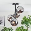 Ripoll ceiling light, globe light Smoke-coloured, 4-light sources