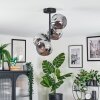 Ripoll ceiling light, globe light Smoke-coloured, 4-light sources