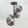 Ripoll ceiling light, globe light Smoke-coloured, 4-light sources