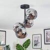 Ripoll ceiling light, globe light Smoke-coloured, 4-light sources