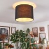 Bassagoda ceiling light black, white, 1-light source