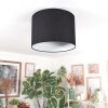 Bassagoda ceiling light black, white, 1-light source