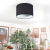 Bassagoda ceiling light black, white, 1-light source