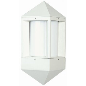 Albert 212 outdoor wall light white, 1-light source