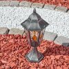 Lignac pedestal light, path light black, silver, 1-light source