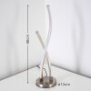 TERVO Table Lamp LED matt nickel, 2-light sources