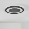 Gelan ceiling light, Panel, wall light LED black, white, 1-light source