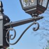 Naofe lamp post, path light black, 2-light sources