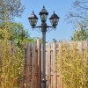 Naofe lamp post, path light black, 3-light sources