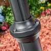 Naofe lamp post, path light black, 3-light sources