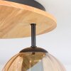 Koyoto ceiling light, globe light 40 cm Ecru, black, 3-light sources