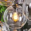 Koyoto hanging light, globe light, pendant light Amber, clear, Smoke-coloured, 8-light sources