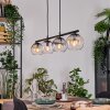 Koyoto hanging light, globe light, pendant light Amber, clear, Smoke-coloured, 4-light sources