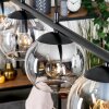 Koyoto hanging light, globe light, pendant light Amber, clear, Smoke-coloured, 4-light sources