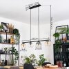 Koyoto hanging light, globe light, pendant light Amber, clear, Smoke-coloured, 4-light sources