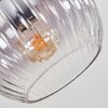 Koyoto ceiling light, globe light Amber, clear, Smoke-coloured, 5-light sources