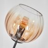Koyoto globe light, floor lamp Amber, clear, 3-light sources