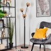 Koyoto globe light, floor lamp Amber, 3-light sources