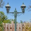 Naofe lamp post, path light green, black, 2-light sources