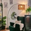 Cando floor lamp, Arch lamps chrome, black, 1-light source