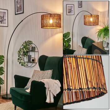 Cando floor lamp, Arch lamps chrome, black, 1-light source