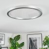 Xarel ceiling light, Panel LED silver, 1-light source