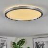 Xarel ceiling light, Panel LED silver, 1-light source