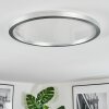 Xarel ceiling light, Panel LED silver, 1-light source
