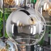 Koyoto hanging light, globe light, pendant light Amber, clear, Smoke-coloured, 8-light sources