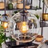 Koyoto hanging light, globe light, pendant light Amber, clear, Smoke-coloured, 6-light sources
