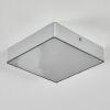 Elmar ceiling light, Panel LED silver, 1-light source