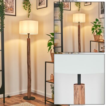 Soungou floor lamp Ecru, black, 1-light source