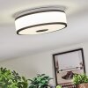 Elran ceiling light LED black, white, 1-light source