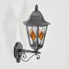 Lignac outdoor wall light, wall light black, silver, 1-light source