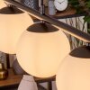 Gastor hanging light, globe light, pendant light white, 4-light sources
