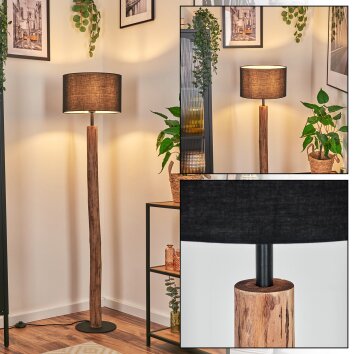 Bassagoda floor lamp Ecru, black, 1-light source