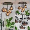 Ripoll ceiling light, globe light Smoke-coloured, 5-light sources