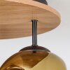 Ripoll ceiling light, globe light Ecru, black, 3-light sources