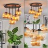 Koyoto ceiling light, globe light 41 cm Amber, 5-light sources