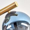 Koyoto ceiling light, globe light gold, black, 10-light sources
